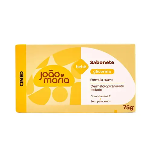 SABONETE JOAO E MARIA GLICERINA BEBE 75G