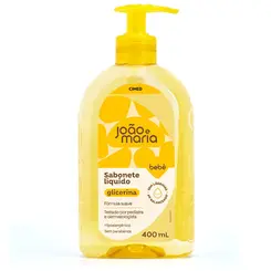 SABONETE LIQUIDO JOAO E MARIA BEBE GLICERINA 400ML