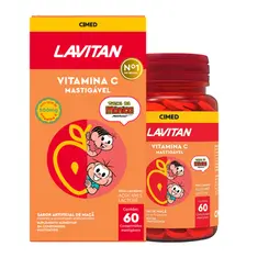 LAVITAN VITAMINA C MASTIGAVEL SABOR MAÇA COM 60 COMPRIMIDOS MASTIGÁVEIS