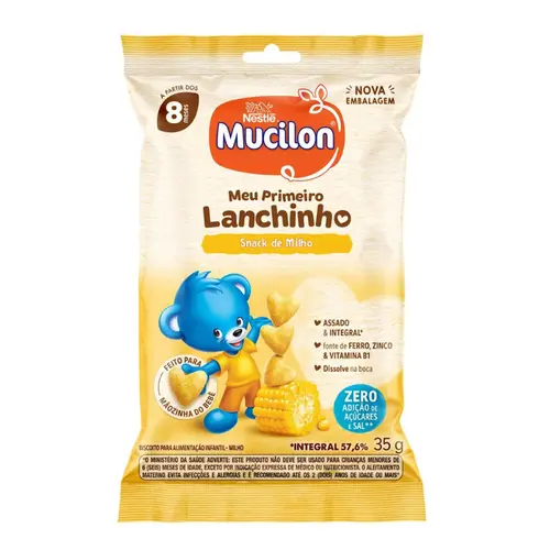 MUCILON MEU PRIMEIRO LANCHINHO SNACK DE MILHO 35G