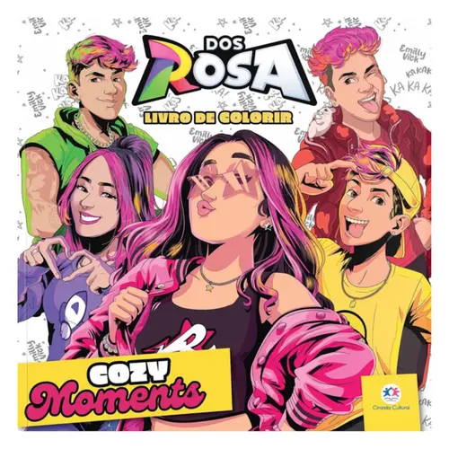 LIVRO DE COLORIR DOS ROSA COZY TIME