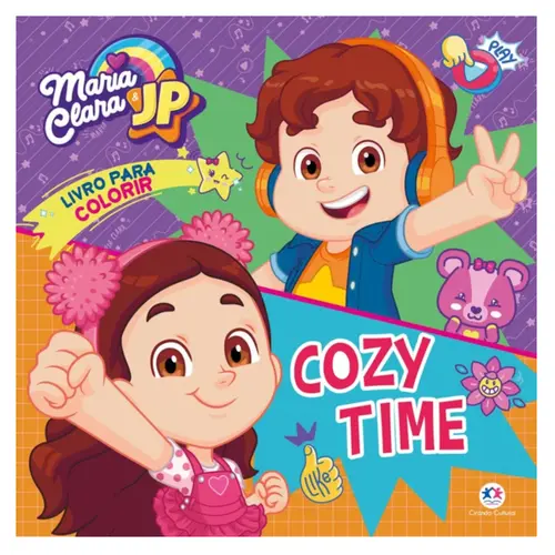 LIVRO DE COLORIR MARIA CLARA E JP COZY TIME