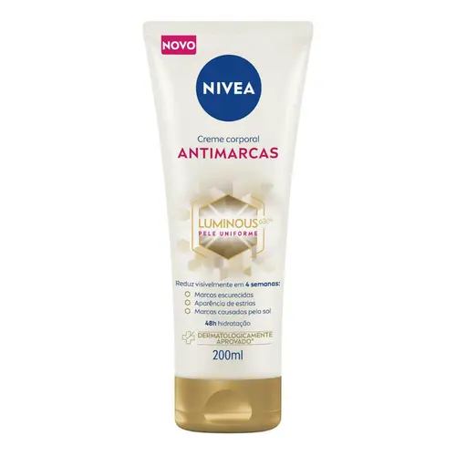 CREME CORPORAL NIVEA ANTIMARCAS LUMINOUS 200ML