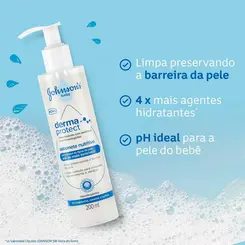 SABONETE NUTRITIVO JOHNSON'S BABY DERMA PROTECT 200ML