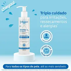 SABONETE NUTRITIVO JOHNSON'S BABY DERMA PROTECT 200ML
