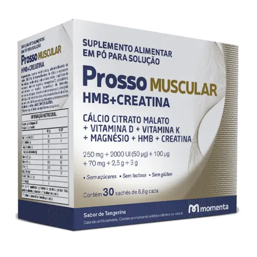 PROSSO MUSCULAR SUPLEMENTO EM PO 8,8G COM 30 ENVELOPES