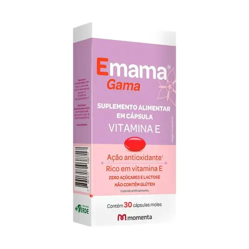 EMAMA GAMA 400MG SUPLEMENTO ALIMENTAR 30 CAPSULAS