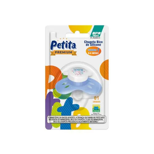 CHUPETA PETITA VENTILADA AZUL TAM 1