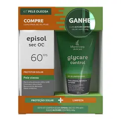 KIT MANTECORP EPISOL PROTETOR SOLAR FPS60 + GEL DE LIMPEZA 60G