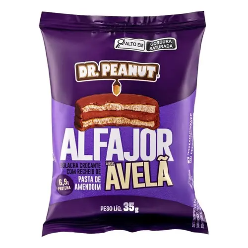 ALFAJOR DR PEANUT AVELA 35G