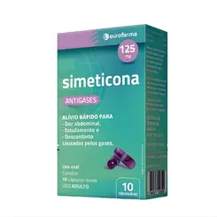 SIMETICONA 125 MG COM 10 CAPSULAS