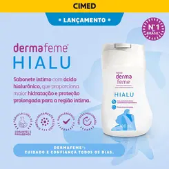 SABONETE INTIMO DERMAFEME HIALU 100ML