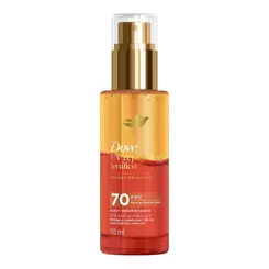 DOVE OLEO E SÉRUM BIFÁSICO UV REPAIR E GLOW + FERULICO 110ML - PROTEÇÃO E BRILHO