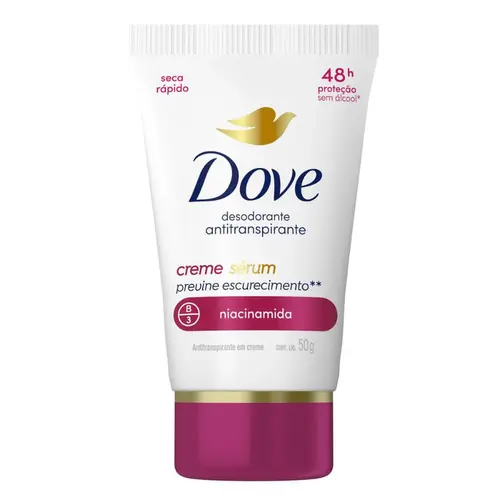DESODORANTE EM CREME DOVE SERUM PREVINE ESCURECIMENTO 50G