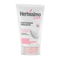 DESODORANTE EM CREME HERBISSIMO CARE ROSA MOSQUETA E NIACINAMIDA 55G