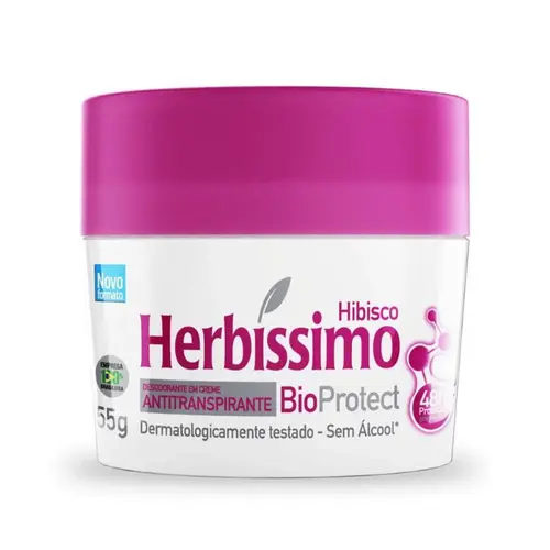 DESODORANTE CREME HERBISSIMO HIBISCO 55G