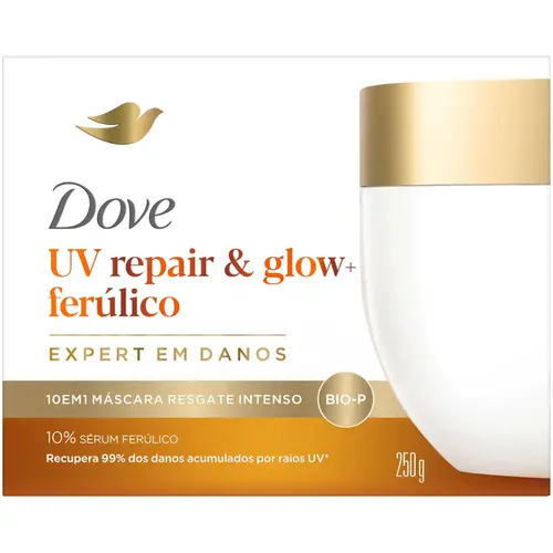 MASCARA DE TRATAMENTO DOVE GLOW REPAIR FERULICO 250G
