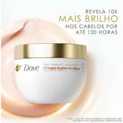 MASCARA DE TRATAMENTO DOVE GLOW REPAIR FERULICO 250G