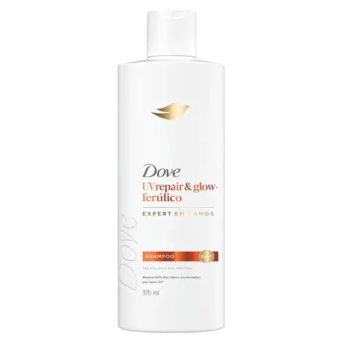 SHAMPOO DOVE REPAIR E GLOW + FERULICO 370ML