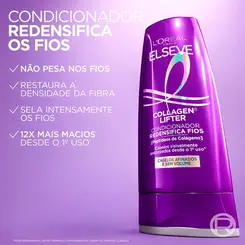 CONDICIONADOR ELSEVE COLAGENO LIFTER - REDENSIFICA FIOS 400ML