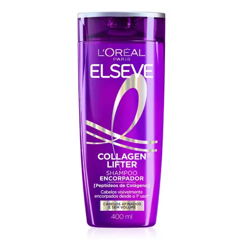 SHAMPOO ELSEVE COLAGENO LIFTER - ENCORPADOR 400ML