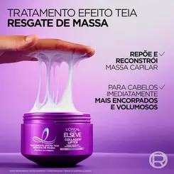 MÁSCARA DE TRATAMENTO ELSEVE COLAGENO LIFTER - EFEITO TEIA RESGATE DE MASSA 300G