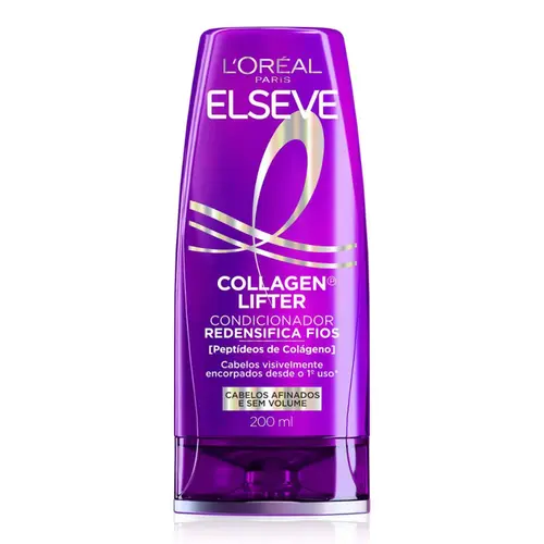 CONDICIONADOR ELSEVE COLAGENO LIFTER - REDENSIFICA FIOS 200ML