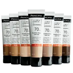 PROTETOR SOLAR FACIAL PRINCIPIA FPS70 PS-05 COR 1.0 30ML