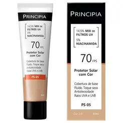PROTETOR SOLAR FACIAL PRINCIPIA FPS70 PS-05 COR 2.0 30ML