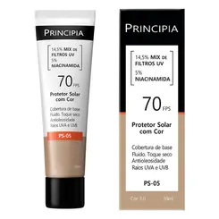 PROTETOR SOLAR FACIAL PRINCIPIA FPS70 PS-05 COR 3.0 30ML