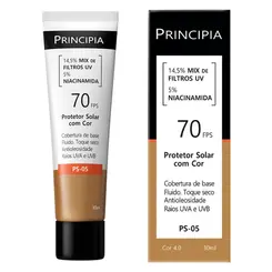 PROTETOR SOLAR FACIAL PRINCIPIA FPS70 PS-05 COR 4.0 30ML