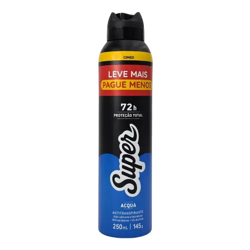 DESODORANTE AEROSOL CIMED SUPER ACQUA 250ML