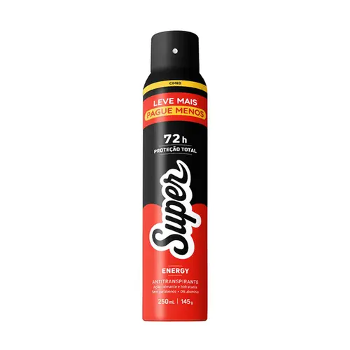 DESODORANTE AEROSOL CIMED SUPER ENERGY 250ML