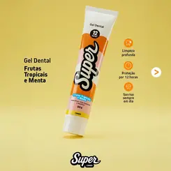 PASTA DE DENTE CIMED SUPER FRUTAS TROPICAIS 90G