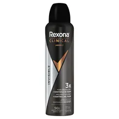 DESODORANTE AEROSOL REXONA CLINICAL MEN INVISIBLE 150ML