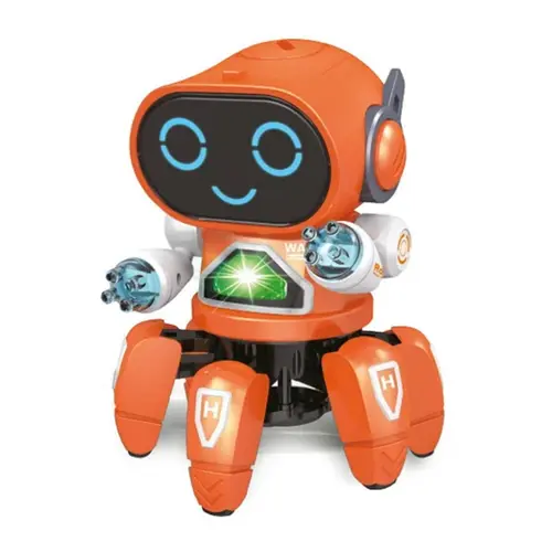 BRINQUEDO ROBO - DANÇA, BRILHA E ANDA