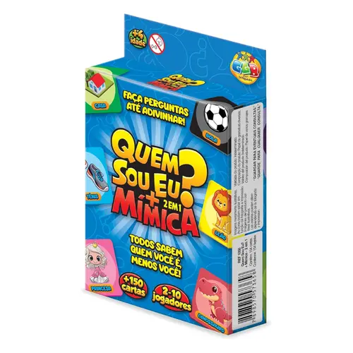BRINQUEDO QUEM SOU EU + MIMICA 2 EM 1