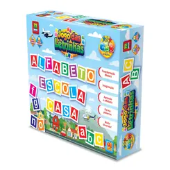 BRINQUEDO EDUCATIVO JOGO DAS LETRINHAS 72 PEÇAS