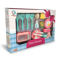 BRINQUEDO DOCE COZINHA MICROON/BATEDEIRA