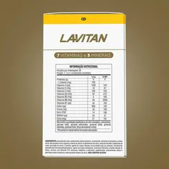 SUPLEMENTO LAVITAN HAIR CABELOS E UNHAS SUPER FORMULA 30 CAPSULAS