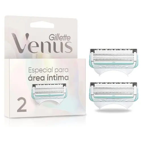CARGA GILLETTE VENUS PARA ÁREA INTIMA COM 2 REFIS