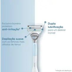 CARGA GILLETTE VENUS PARA ÁREA INTIMA COM 2 REFIS
