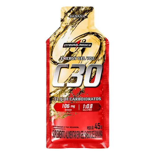 ENERGY GEL C30 SABOR BANANA 45G