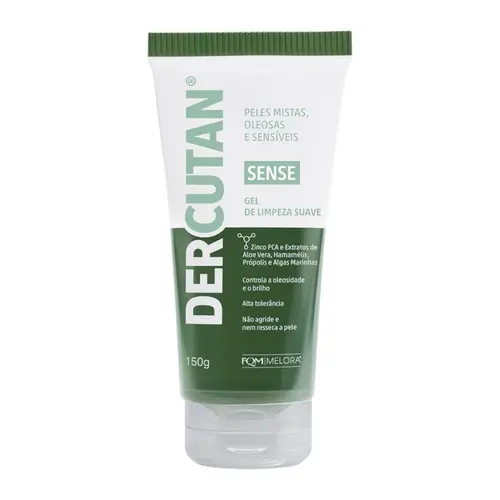 GEL DE LIMPEZA DERCUTAN SENSE 150G
