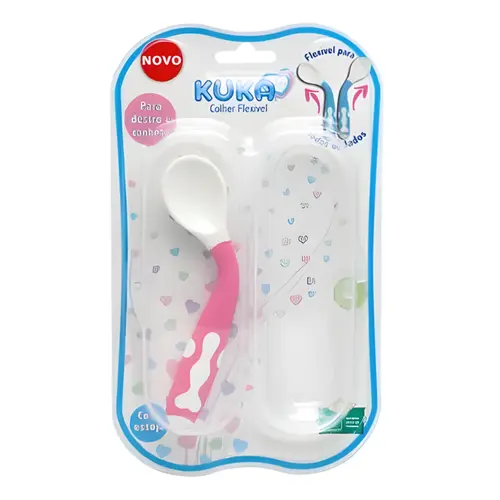 COLHER KUKA ROSA FLEXIVEL