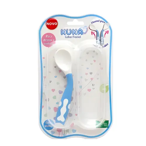 COLHER KUKA AZUL FLEXIVEL