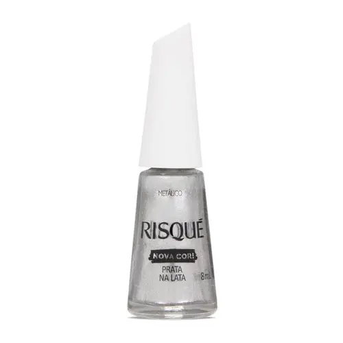 ESMALTE RISQUE PRATA NA LATA 8ML