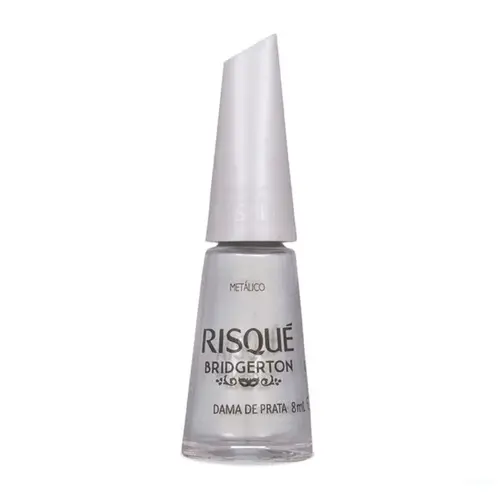 ESMALTE RISQUE BRIDGERTON DAMA DE PRATA 8ML