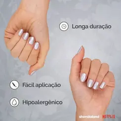ESMALTE RISQUE BRIDGERTON DAMA DE PRATA 8ML