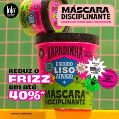 MASCARA DE TRATAMENTO LOLA XAPADINHA DISCIPLINA 450G